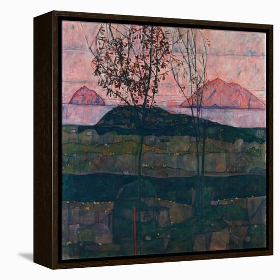 Setting Sun-Egon Schiele-Framed Premier Image Canvas