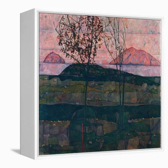 Setting Sun-Egon Schiele-Framed Premier Image Canvas