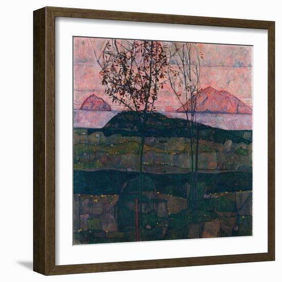 Setting Sun-Egon Schiele-Framed Giclee Print