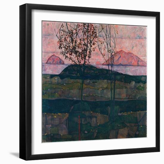 Setting Sun-Egon Schiele-Framed Giclee Print