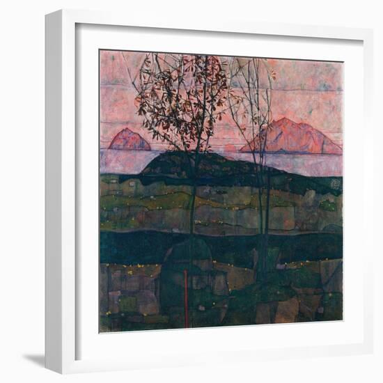 Setting Sun-Egon Schiele-Framed Giclee Print