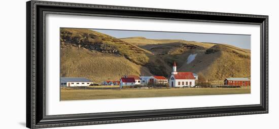 Settlement Sudur Gštur, Near Vik, South Iceland, Iceland-Rainer Mirau-Framed Photographic Print