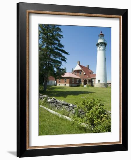 Seul Choix Lighthouse, Michigan, USA-Ethel Davies-Framed Photographic Print