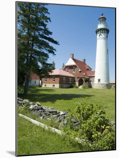 Seul Choix Lighthouse, Michigan, USA-Ethel Davies-Mounted Photographic Print