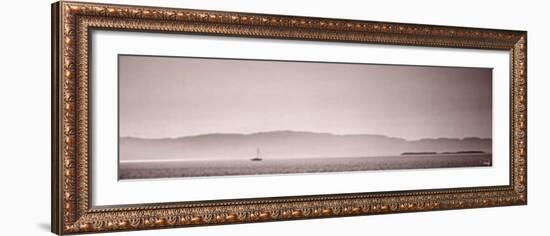 Seul en Mer-Philip Plisson-Framed Art Print