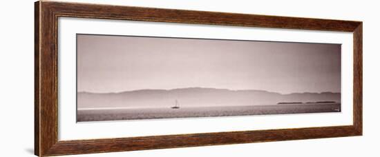 Seul en Mer-Philip Plisson-Framed Art Print