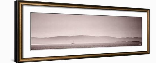 Seul en Mer-Philip Plisson-Framed Art Print