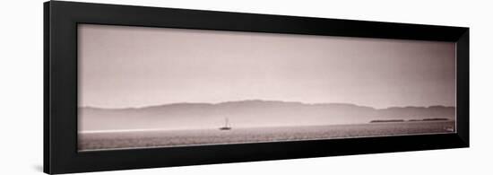 Seul en Mer-Philip Plisson-Framed Art Print