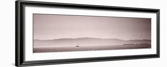 Seul en Mer-Philip Plisson-Framed Art Print