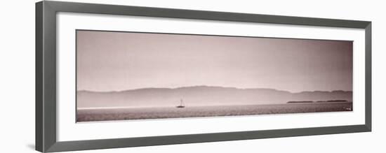 Seul en Mer-Philip Plisson-Framed Art Print