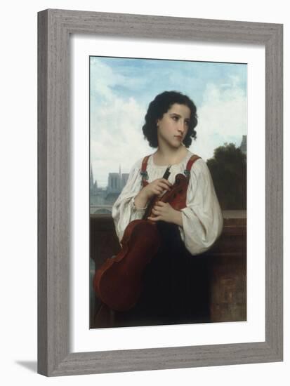 Seule au monde (Alone in the World), c.1867-William Adolphe Bouguereau-Framed Giclee Print