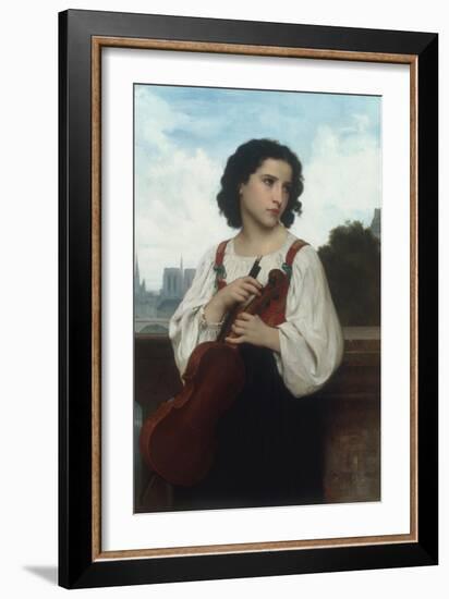 Seule au monde (Alone in the World), c.1867-William Adolphe Bouguereau-Framed Giclee Print