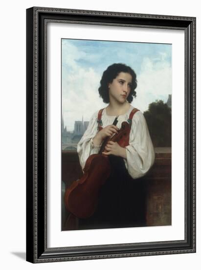 Seule au monde (Alone in the World), c.1867-William Adolphe Bouguereau-Framed Giclee Print