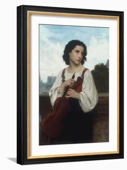 Seule au monde (Alone in the World), c.1867-William Adolphe Bouguereau-Framed Giclee Print