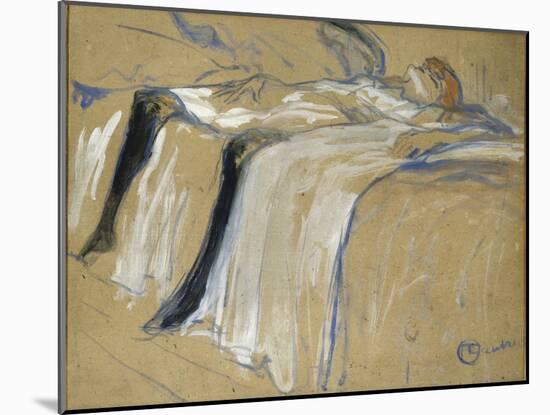 Seule-Henri de Toulouse-Lautrec-Mounted Premium Giclee Print