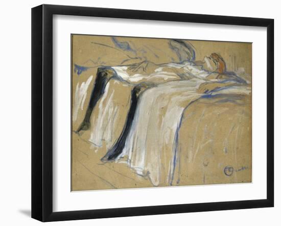 Seule-Henri de Toulouse-Lautrec-Framed Giclee Print