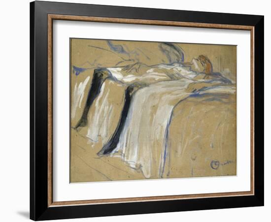 Seule-Henri de Toulouse-Lautrec-Framed Giclee Print