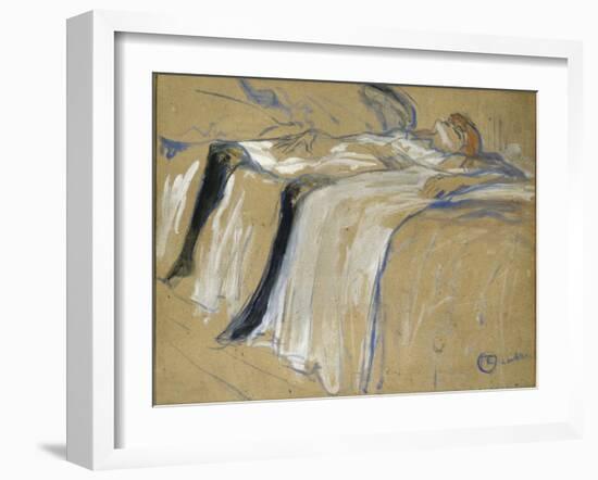 Seule-Henri de Toulouse-Lautrec-Framed Giclee Print