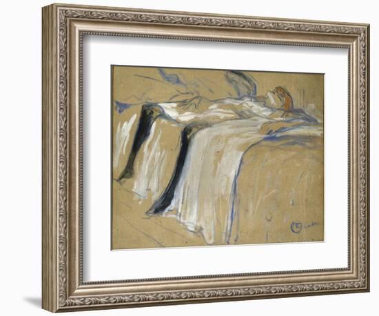 Seule-Henri de Toulouse-Lautrec-Framed Giclee Print