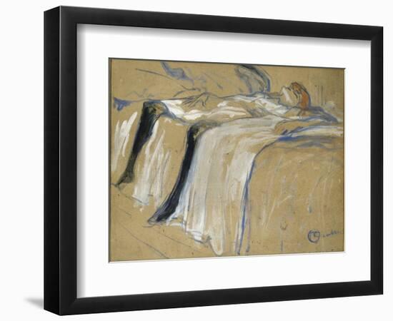 Seule-Henri de Toulouse-Lautrec-Framed Giclee Print