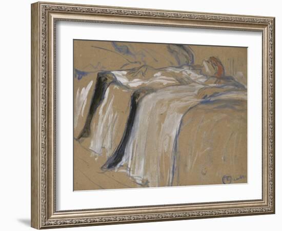 Seule-Henri de Toulouse-Lautrec-Framed Giclee Print