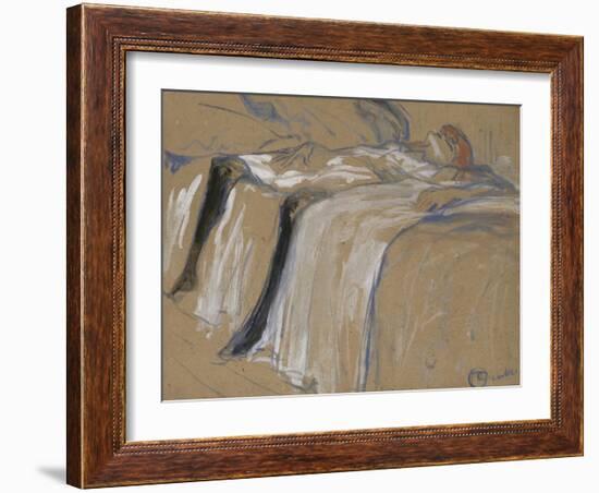 Seule-Henri de Toulouse-Lautrec-Framed Giclee Print