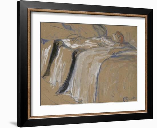 Seule-Henri de Toulouse-Lautrec-Framed Giclee Print