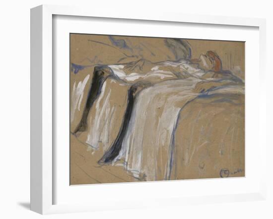 Seule-Henri de Toulouse-Lautrec-Framed Giclee Print