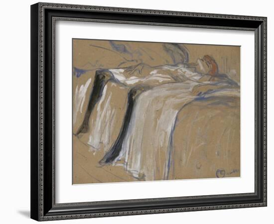 Seule-Henri de Toulouse-Lautrec-Framed Giclee Print