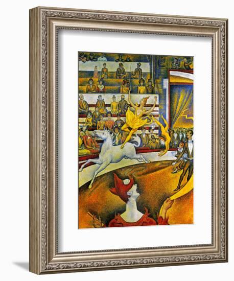 Seurat: Circus, 1891-Georges Seurat-Framed Giclee Print