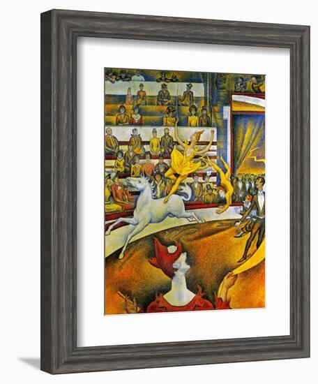 Seurat: Circus, 1891-Georges Seurat-Framed Giclee Print