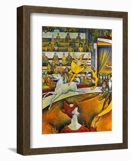 Seurat: Circus, 1891-Georges Seurat-Framed Giclee Print