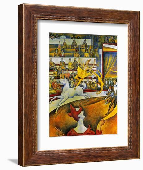 Seurat: Circus, 1891-Georges Seurat-Framed Giclee Print