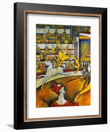 Seurat: Circus, 1891-Georges Seurat-Framed Giclee Print