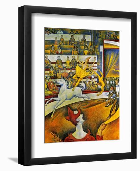 Seurat: Circus, 1891-Georges Seurat-Framed Giclee Print