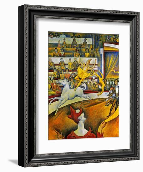 Seurat: Circus, 1891-Georges Seurat-Framed Giclee Print