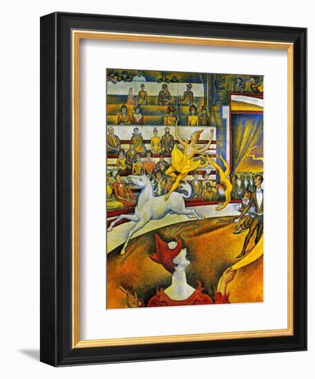 Seurat: Circus, 1891-Georges Seurat-Framed Giclee Print