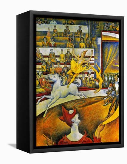 Seurat: Circus, 1891-Georges Seurat-Framed Premier Image Canvas