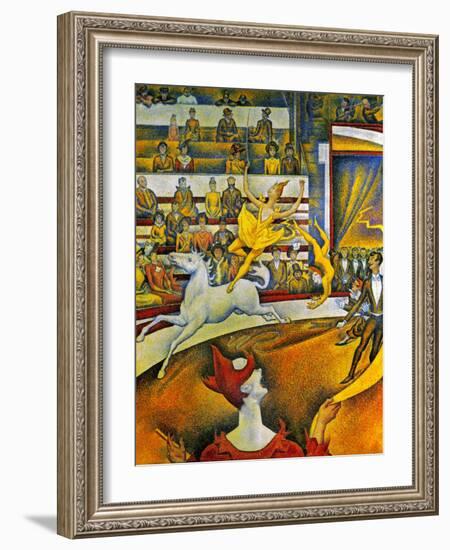 Seurat: Circus, 1891-Georges Seurat-Framed Giclee Print