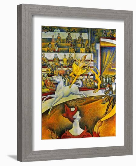 Seurat: Circus, 1891-Georges Seurat-Framed Giclee Print