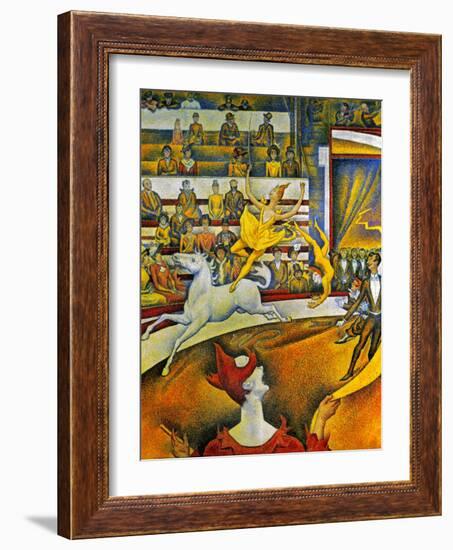 Seurat: Circus, 1891-Georges Seurat-Framed Giclee Print