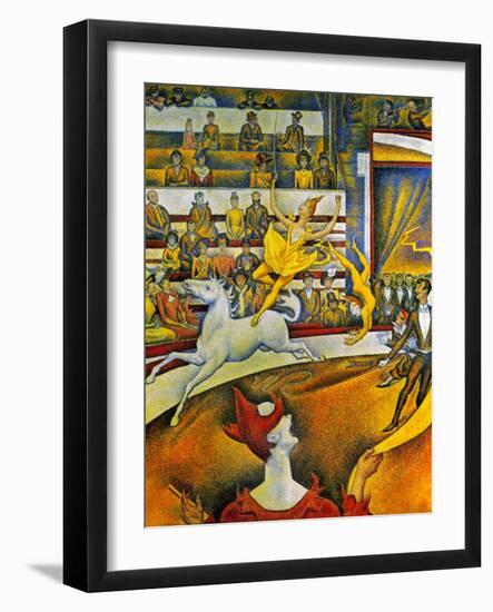 Seurat: Circus, 1891-Georges Seurat-Framed Giclee Print