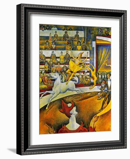 Seurat: Circus, 1891-Georges Seurat-Framed Giclee Print