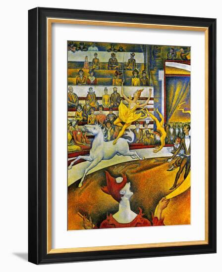 Seurat: Circus, 1891-Georges Seurat-Framed Giclee Print