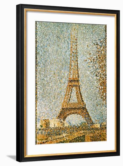 Seurat: Eiffel Tower, 1889-Georges Seurat-Framed Giclee Print