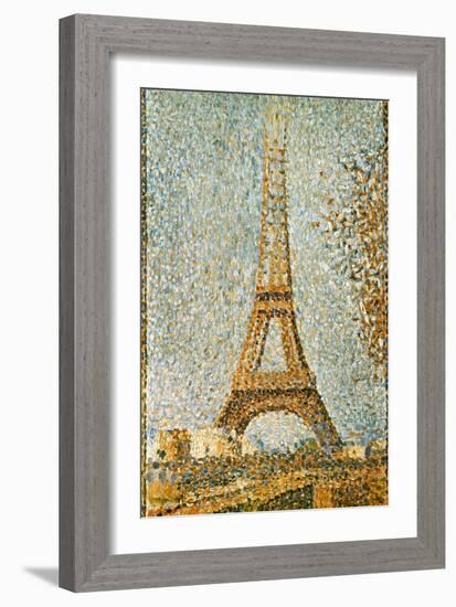 Seurat: Eiffel Tower, 1889-Georges Seurat-Framed Giclee Print