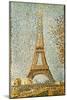 Seurat: Eiffel Tower, 1889-Georges Seurat-Mounted Giclee Print