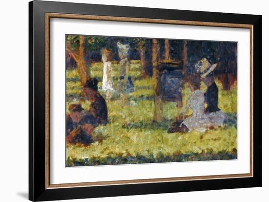 Seurat: Grande Jatte, 1884-Georges Seurat-Framed Giclee Print