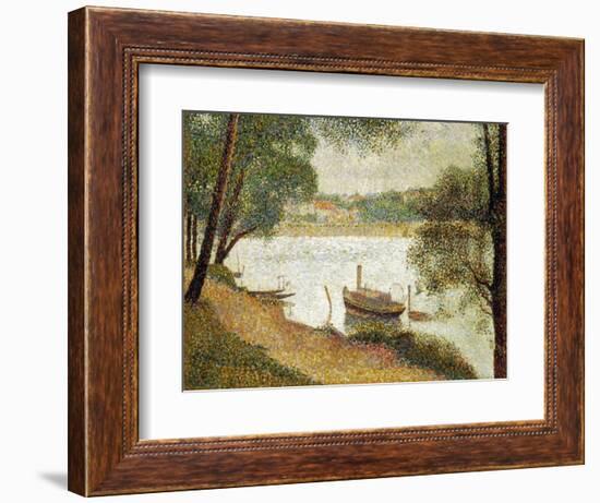 Seurat: Gray Weather-Georges Seurat-Framed Giclee Print