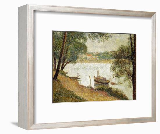 Seurat: Gray Weather-Georges Seurat-Framed Premium Giclee Print